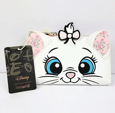 Loungefly Disney Aristocats Marie Cosplay Floral Flap Wallet Kitten Kitty Cat • $56.95