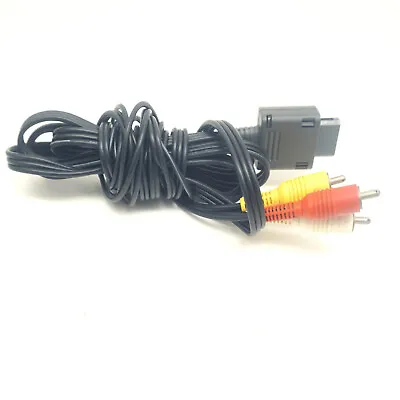 Nintendo AV Cable OEM Official Audio Video Cord SNES Gamecube N64 COSMETIC WEAR • $11.59