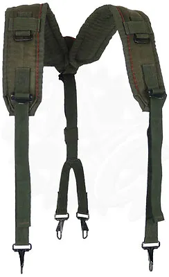 OD Nylon Suspenders LC-1 USMC US Army Size Regular Genuine U.S.military  • $11.95