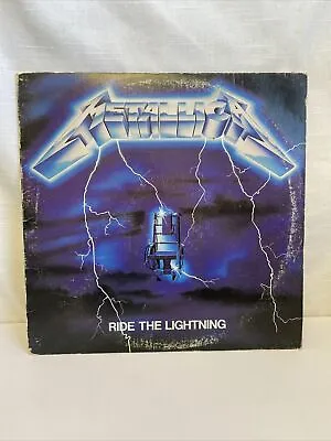Metallica Ride The Lightning 1984 Vinyl # 60396-1 Elektra Masterdisk Megaforce • $108