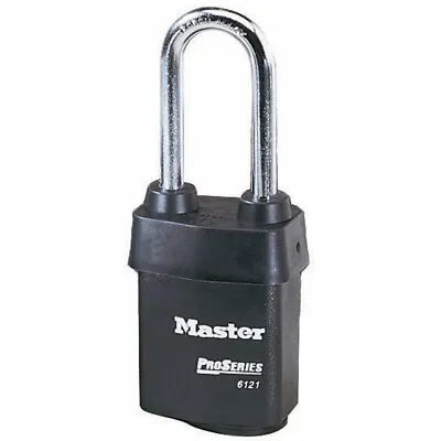 Master Lock 6121LJ-PK No. 6121 ProSeries Padlock 2-1/2  Shackle • $259
