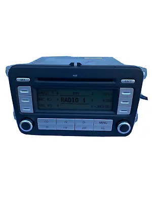 VW Passat Touran Golf Stereo CD MP3 Player RCD300 TESTED With CODE 1K0035186 AD • $62.04