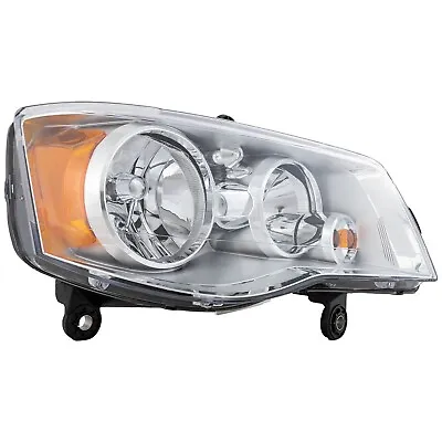 CAPA Halogen Headlight Chrome Interior Right RH For 2011-20 Dodge Grand Caravan • $90.27