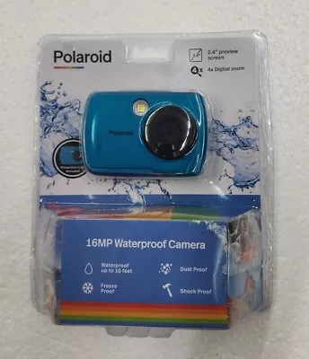 Polaroid - 16MP Waterproof Digital Camera - IS048 - TEAL • $23.99