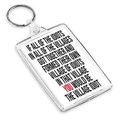 £2.99 • Buy Funny RUDE Keyrings THAT WILL MAKE YOU CHUCKLE Double Sided ~ ANY DESIGN ~