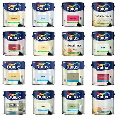 Dulux Emulsion Matt And Silk Paint ALL COLOURS 2.5L - Walls & Ceiling • £18.99