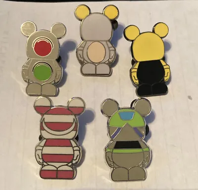 5 Collectible Disney Trading Pins Junior Vinylmation Figment Chesire Cat Buzz • $18