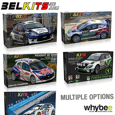 £12.99 • Buy New! Belkits 1/24 Scale Rally Wrc Car Plastic Model Kits - Photo Etched Parts!