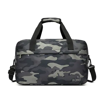 Holdall Carry-on Luggage 20L Travel Bag 40x25x20 Cabin Bag Camouflage Flight Bag • £9.99