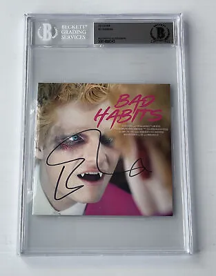 Ed Sheeran Signed Autographed Bad Habits CD Cover Music Rare Beckett Slabbed 1 • $149.99