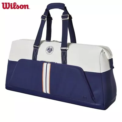 Wilson 2023 Roland Garros Navy 4-6pcs Tennis Racket Bag Super Tour Duffle Bag • $149.90