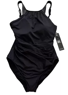 Magicsuit Nwt Slimming Moto Chic Daryl One Piece Swimsuit 14 • $84.99