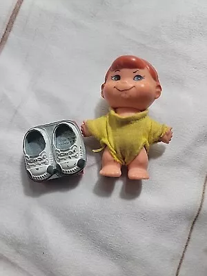 Mattel Small Shots Dolls Red Head Breezy Bridget Clothes Skates Freckles 1970 • $35.99