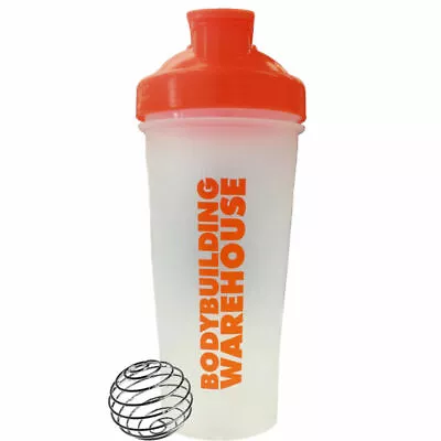 Protein Shaker Bottle BCAA Mixer Pre Workout 600ml Bodybuilding Warehouse • £3.99