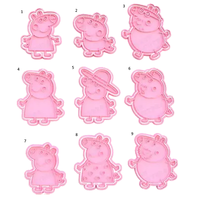 $7.50 • Buy Peppa Pig Cookie Cutter & Embosser Fondant Cutter Set 1A