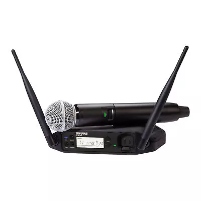 Shure GLXD24-SM58 Z3 Frequency Band Digital Wireless Handheld System Black • $549