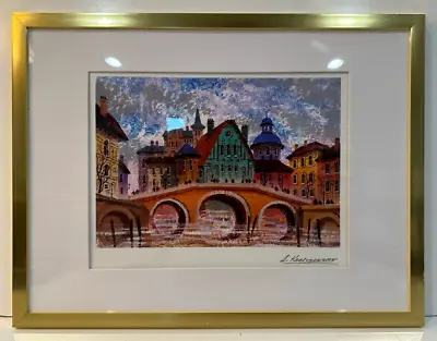 Art Anatole Krasnyansky  Serigraph  Devon Carnishe  9 X12  CoA Framed • $41.90