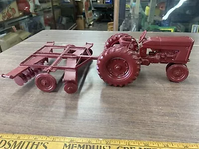 Vintage Ertl IH Farmall 404 And Disk For Repair Or Parts Old Toy Tractor • $19.99