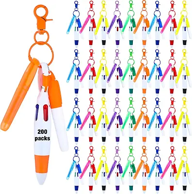 200 Pcs Nurse Pen Set Retractable Ball Pen 4 In 1 Multicolored Ballpoint Pens Mi • $73.99