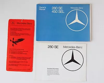 1977 Mercedes-Benz 280 SE 450 SEL Type 116 Owners Manual Handbook • $46.75