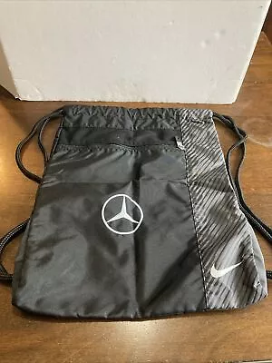 Mercedes Benz Nike Backpack DrawString Bag Travel Luxury Swoosh NEW W/o Tags • $9.99