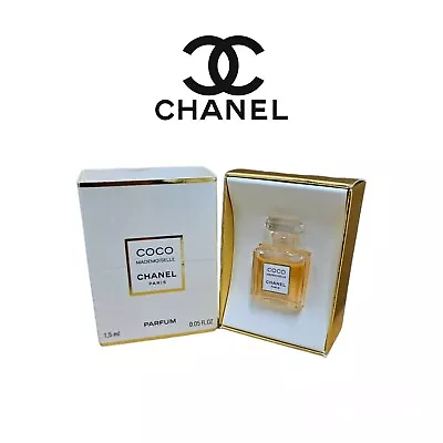 New Chanel COCO MADEMOISELLE Perfume Parfum Mini Collectable   .05 Oz /1.5 Ml • $49.90