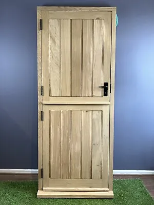 Exterior Front Door External Stable Rustic Oak Door & Frame Cancelled Order (16) • £1800