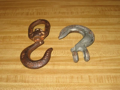 $20 • Buy Crosby WLL 1 1/2 T Swivel Lifting Hook & High Test Forged 3/8 Clevis Steampunk