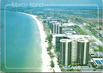 Marco Island Florida Aerial Panorama Vintage Postcard Spc5 • $12.80