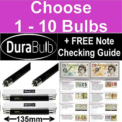 £3.99 • Buy F4 T5 BLB 4W UV Ultraviolet Bank Note Detector Bulbs Fake Money Checker Tubes