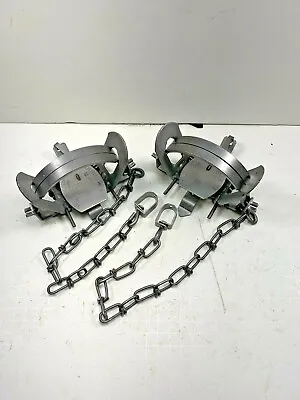 2 Duke #2 Coil Spring Traps (Raccoon Coyote Bobcat Fox  Otter Trapping Supplies) • $29.92