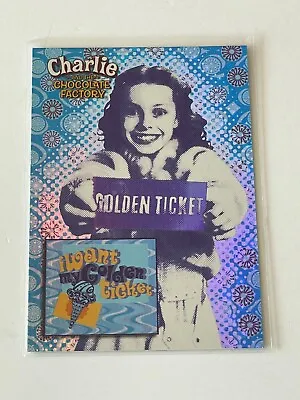 2005 Charlie And The Chocolate Factory GOLDEN TICKET Willy Wonka VERUCA SALT • $5.06