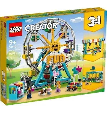 Lego 31119 Creator Ferris Wheel 3 In 1 Brand New Sealed  • $150