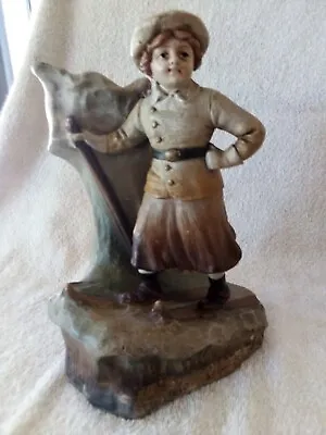 Made In Czechoslovaki 1920-30s Johann Maresch Factory  Figurine By August Otto  • $160.03