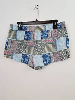 Victoria's Secret Pink Patchwork Shorts In Size Large • $11.99