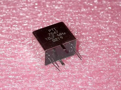 Micron-PTI 10.7MHz 35kHz Wideband Crystal IF Bandpass Filter Type PTI-7547 • £4.95