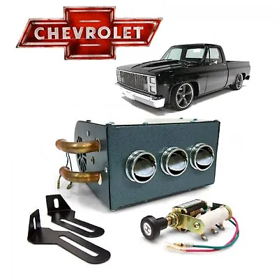 73-87 Chevy Truck Auxiliary Under Dash Cab Heater Box Assembly 350 Sierra Square • $139.98