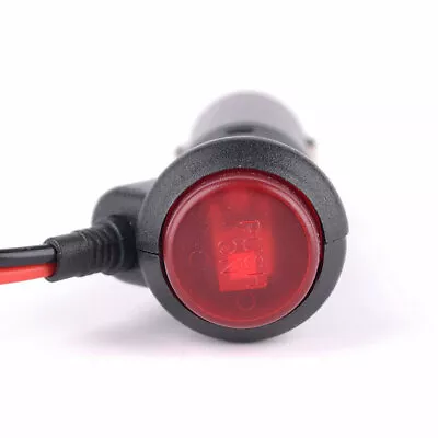 12V 24V Extension Cable Car Lighter Charging Socket With Switch • £6.67