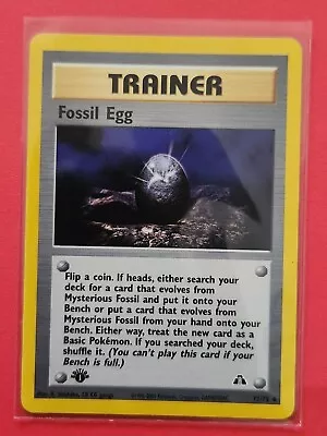 Pokemon Cards FOSSIL EGG 1st Edition NEO DISCOVERY  -  72/75 MINT • $2.50