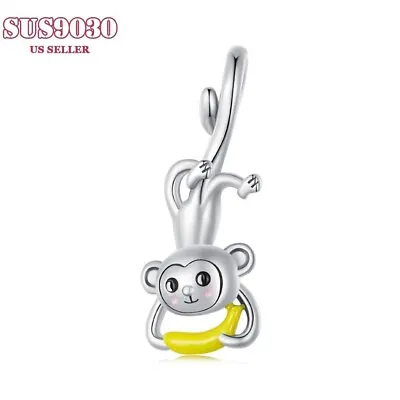 Monkey Pendant 925 Sterling Silver Fashion Jewelry • $15.98