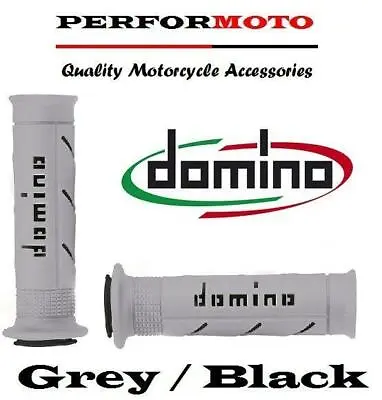 Domino XM2 Grips Grey  /Black To Fit Yamaha XV535 Virago • $29.78