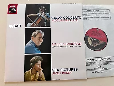 ASD 655 Elgar Cello Concerto / Jacqueline Du Pre / Barbirolli LSO • £15