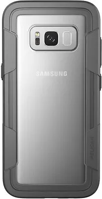 Samsung Galaxy S8 Case Pelican Voyager Screen Protector & Holster Clear Gray • $11.21