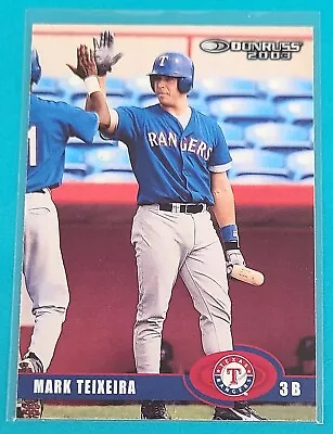 2003 Donruss RC #104 Mark Teixeira Texas Rangers BASEBALL Card E7 • $2.99