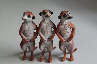 Safari Ltd. 1998 Meerkat Set Of 3 Figures • $9