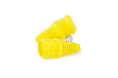 QL Racing Drive Shaft Boots Yellow For King Motor X2 & Losi 5ive-T • £8.49