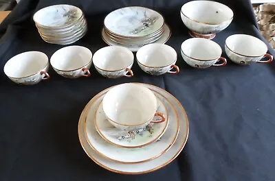 Antique Made In Japan Very Fine Porcelain Tea Set Japanese Hand Finished • £22