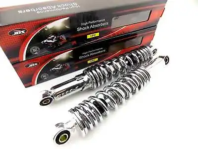 HONDA XR75 K4-K5 320mm JBS CHROME REAR SHOCK ABSORBERS EYE TO EYE • $143.95