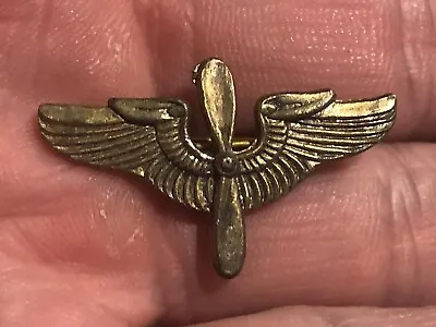 WWII WW2 Era Aviator Pilot Wings Propeller Military Pin  • $12.95