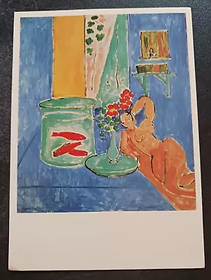 Postcard  Goldfish And  Sculpture Henri Matisse Painting Art Unposted • $6.95